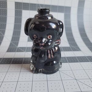 Vintage Manon Freres Figural Glass Dog Puppy Perfume Talc Bottle France